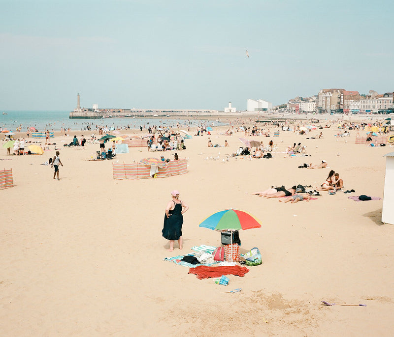 Crowd Of People On Beach