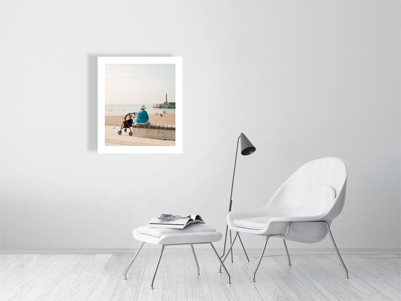 Woman Sitting On Bench